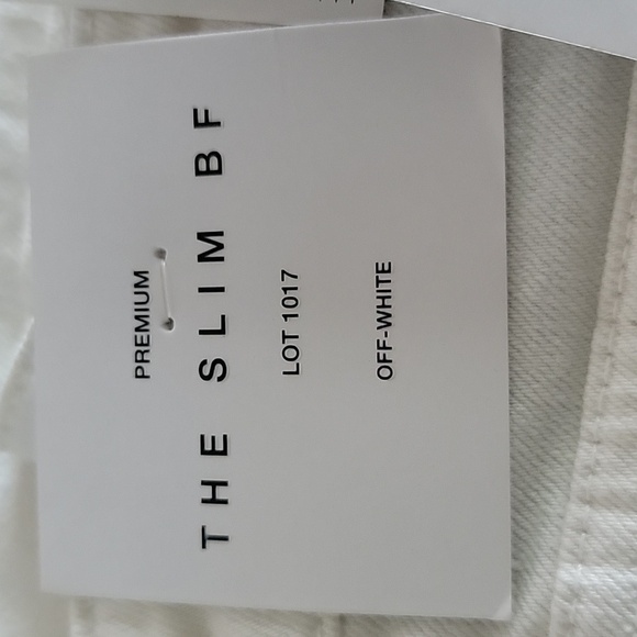 Zara Size 6 The Slim Boyfriend in Off-White, NWT - Picture 15 of 15